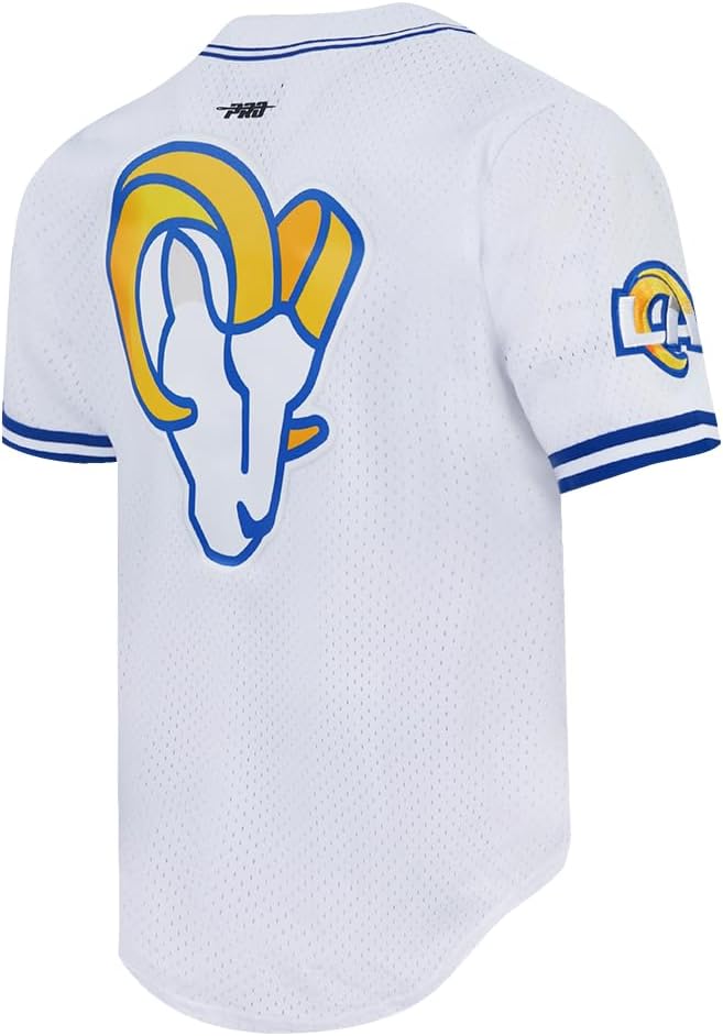 Pro Standard Mens NFL Mesh Button Down Top
