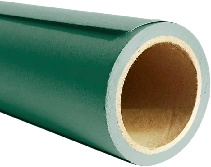 Seamless Photo Photography Backdrop Paper, Photo Background Paper Roll (Deep Green, 107”x19.5')
