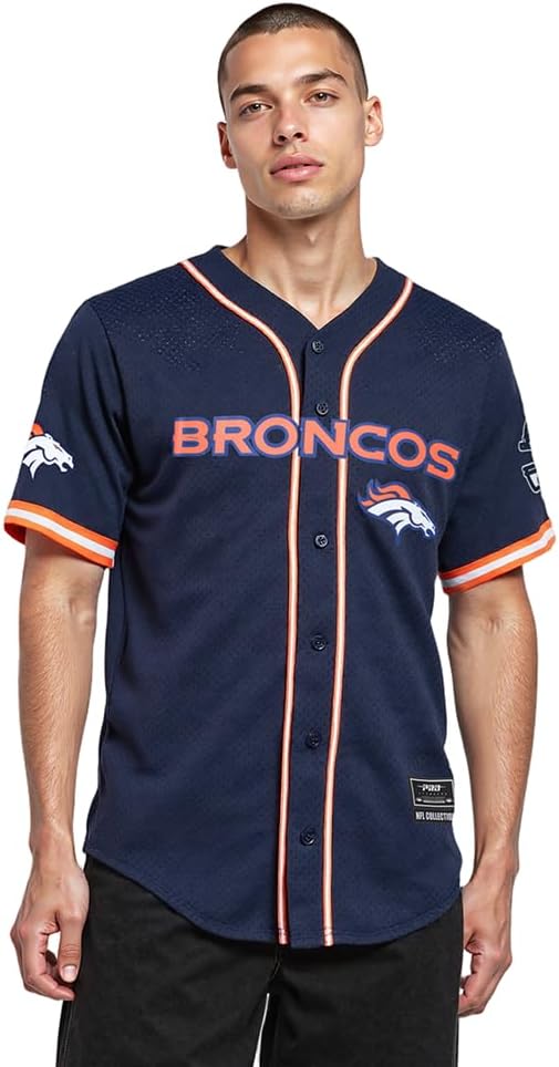 Pro Standard Mens NFL Mesh Button Down Top