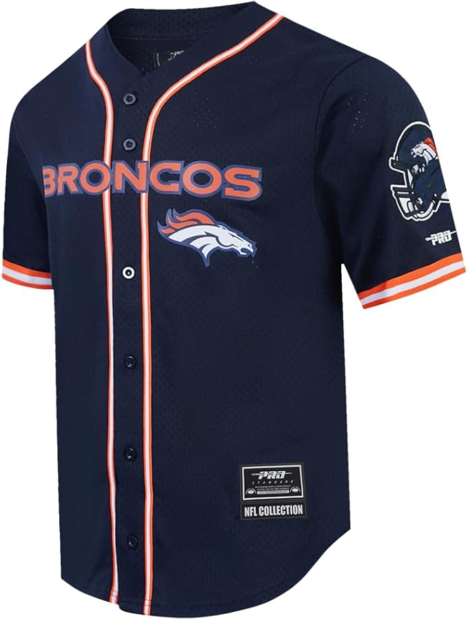 Pro Standard Mens NFL Mesh Button Down Top