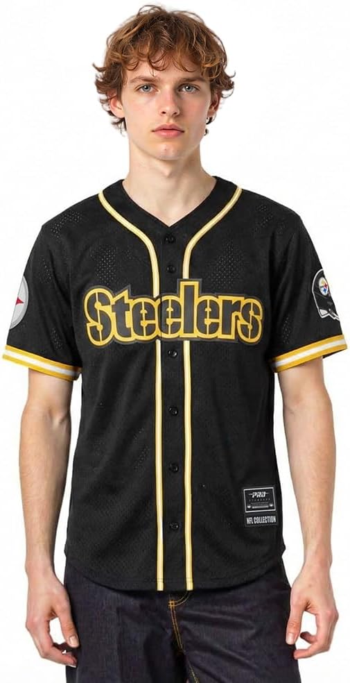 Pro Standard Mens NFL Mesh Button Down Top