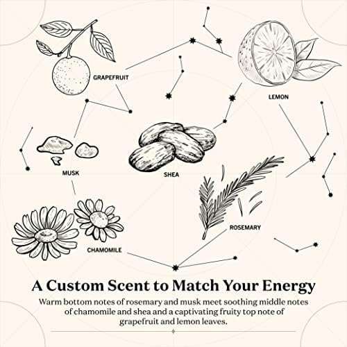 Birthdate Candles, August 18 - Leo Zodiac Scented Candles Birthday Gift - Rosemary, Chamomile & Shea Scent - All-Natural Soy & Coconut Wax, 60-80 Hour Burn Time - Made in USA