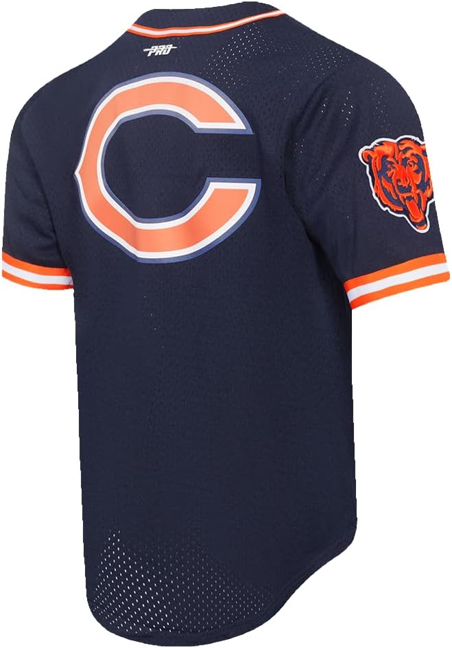Pro Standard Mens NFL Mesh Button Down Top