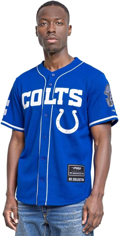 Pro Standard Mens NFL Mesh Button Down Top