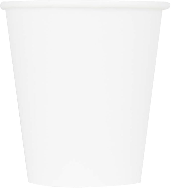 Karat 10 oz Paper Coffee Cup [1,000 ct] White Disposable Cup for Hot/ Cold Drinks and Beverages 90mm Diameter (C-K510W)