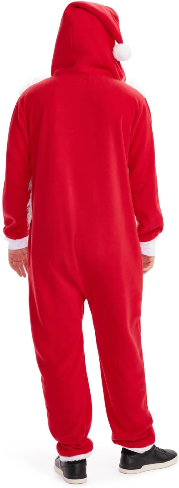 Tipsy Elves Christmas Onesies for Adults - Comfy Unisex Matching Holiday Jumpsuits with Convenient Pockets