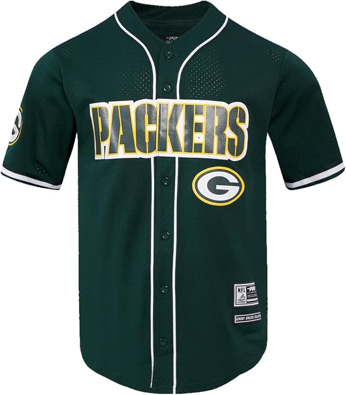 Pro Standard Mens NFL Mesh Button Down Top
