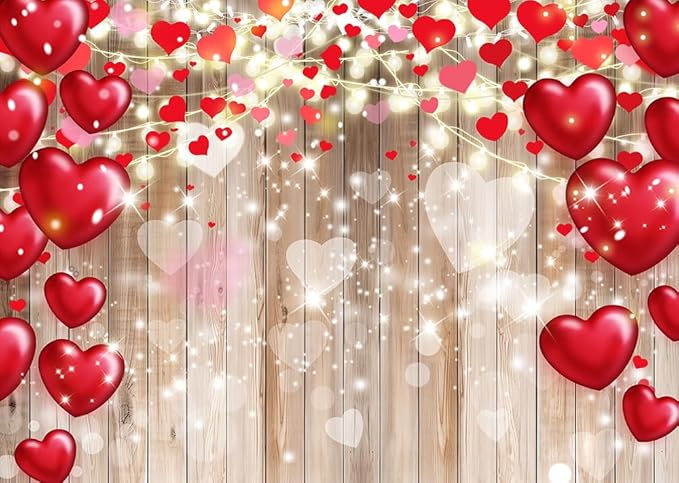 LTLYH 10x8ft Valentine's Day Backdrop Valentines Banner Valentines Decorations Valentine's Day Wedding Anniversary Party Girl Birthday Decor Supplies 247