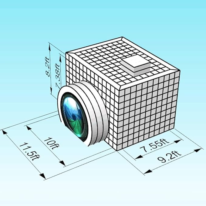 SAYOK Inflatable Photo Booth with Lights, Portable Camera Shaped Cube Tent with Blower, 11.5x9.2x8.2ft (Black&Gold Exterior/White Interior), Backdrop for Wedding Events, Parties, Exhibitions