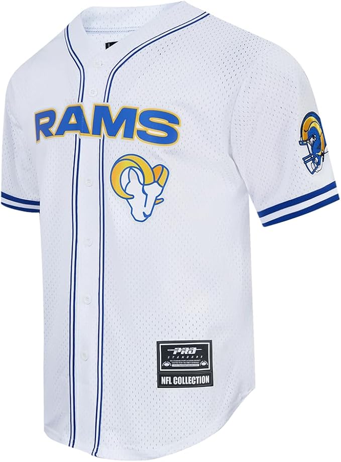Pro Standard Mens NFL Mesh Button Down Top