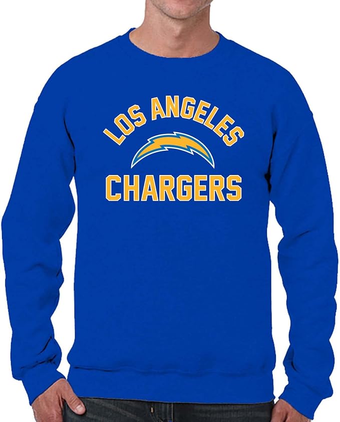 Team Fan Apparel NFL Adult Gameday Football Crewneck Sweatshirt - Cotton Blend - Stay warm, comfortable & stylish on game day