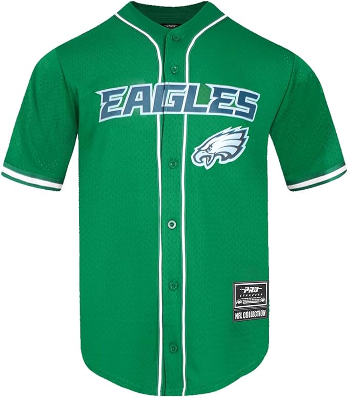 Pro Standard Mens NFL Mesh Button Down Top