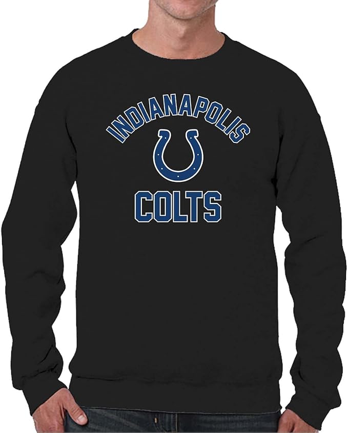 Team Fan Apparel NFL Adult Gameday Football Crewneck Sweatshirt - Cotton Blend - Stay warm, comfortable & stylish on game day