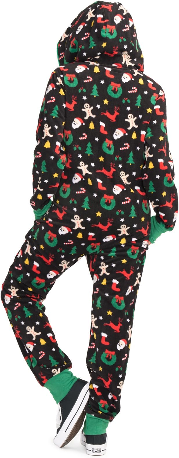 Tipsy Elves Christmas Onesies for Adults - Comfy Unisex Matching Holiday Jumpsuits with Convenient Pockets