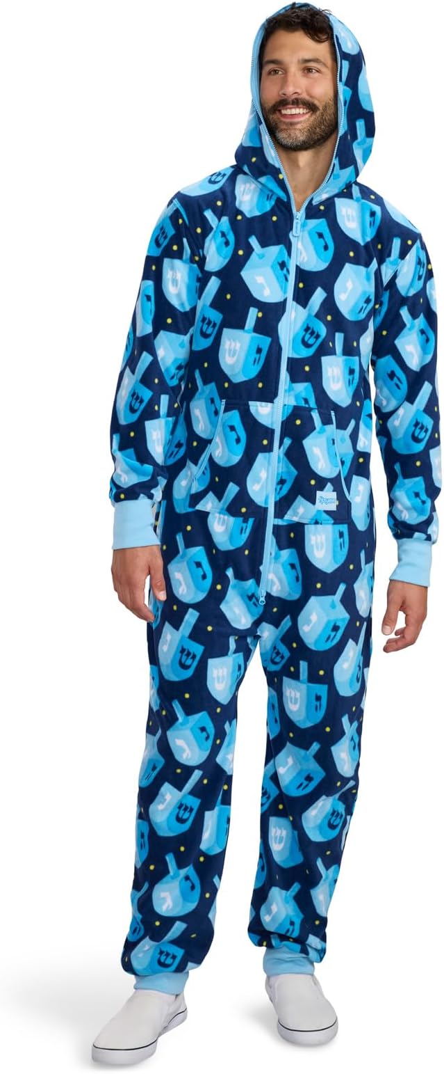 Tipsy Elves Christmas Onesies for Adults - Comfy Unisex Matching Holiday Jumpsuits with Convenient Pockets