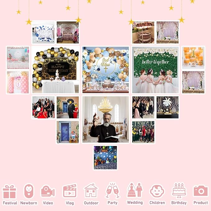 10x6.5ft Happy Retirement Photography Backdrop Luxury Black and Gold Party Backdrop Background Gold Glitter Celebrate Retirement Party Decorations Wallpaper Studio Props Bokeh Banner Supplies