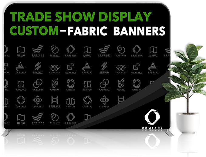Custom Tension Fabric Display Backdrop Banner Stand - Vibrant HD Printing For Trade Shows Backdrop Booth , Conferences, Weddings, And More