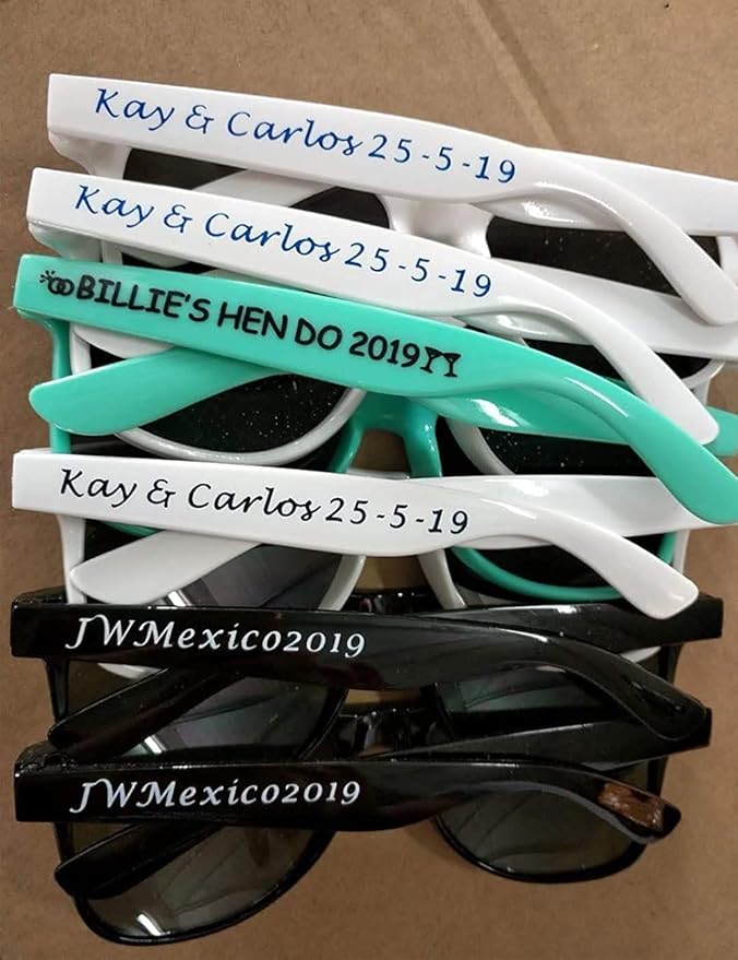 Personalized Wedding Sunglasses In Bulk Destination Wedding Favors For Guest Bridal Party Sunglasses Set
