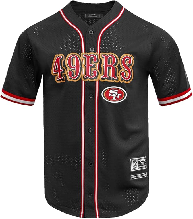 Pro Standard Mens NFL Mesh Button Down Top