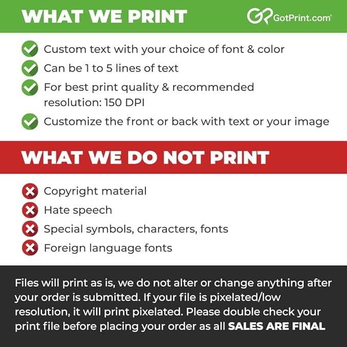 GotPrint Custom Banner 13oz Matte | Personalized Custom Vinyl Banner for Grand Openings, Graduations, Parties, Event Promotions | Add Your Text, Logos, Image, Indoor or Outdoor Use, 4 ft x 10 ft