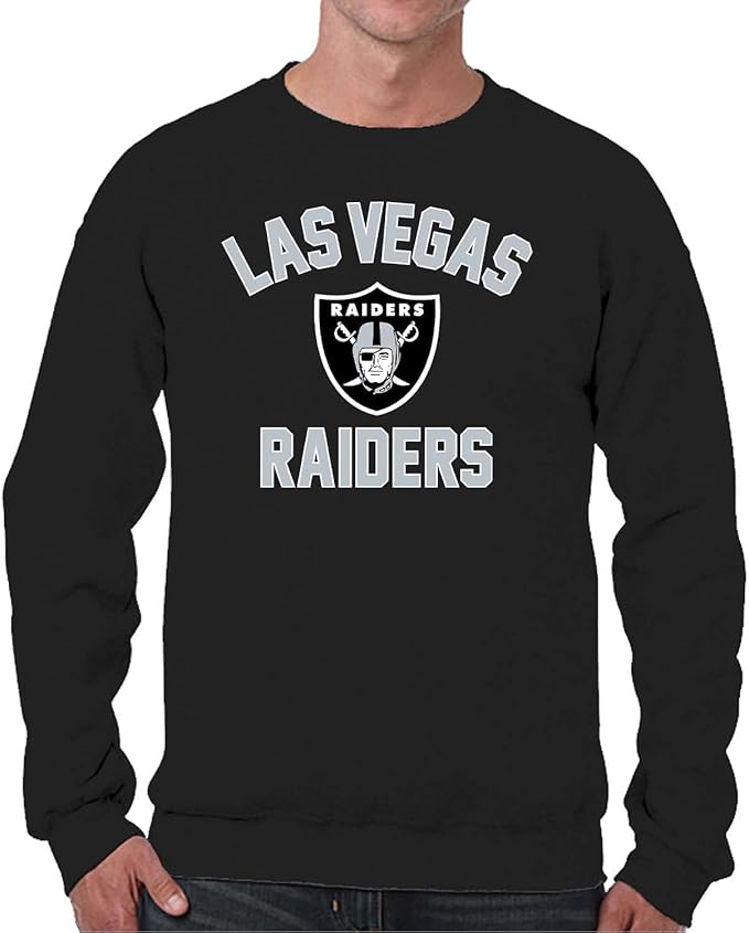 Team Fan Apparel NFL Adult Gameday Football Crewneck Sweatshirt - Cotton Blend - Stay warm, comfortable & stylish on game day