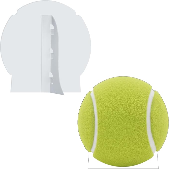 Tennis Cardboard Cutout, 6FT Life Size Cutouts Decor for Sports Themed Party Backdrop, Photo Booth Props, Birthday Table Centerpieces, Tennis Game Stand Up Display