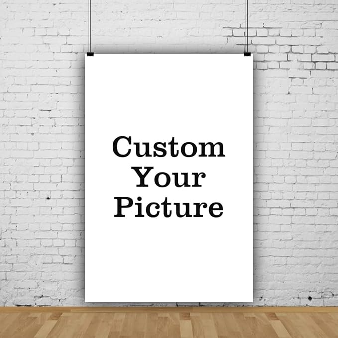 Leowefowa 10x12ft Custom Backdrop Personalized Photography Backdrop Vinyl Custom Banner Customized Your Image Birthday Bridal Baby Shower Wedding Gender Reveal Anniversary Party Decor