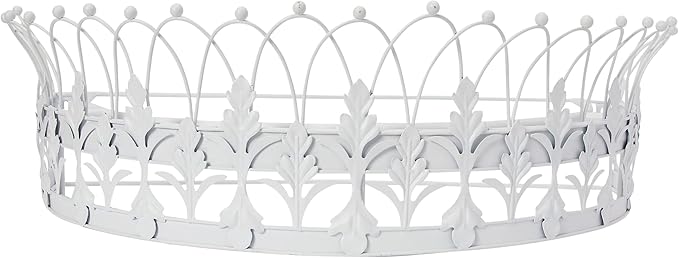 Creative Co-Op Decorative Metal Curtain or Canopy Crown