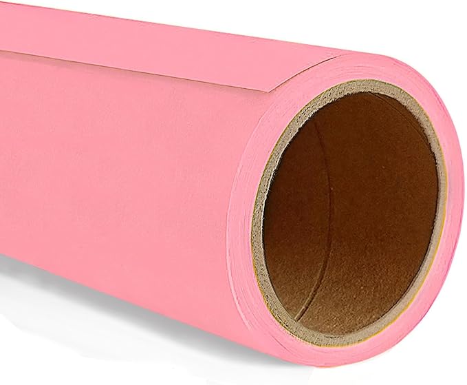 Seamless Photo Photography Backdrop Paper, Photo Background Paper Roll (Carnation Pink, 86”x16')