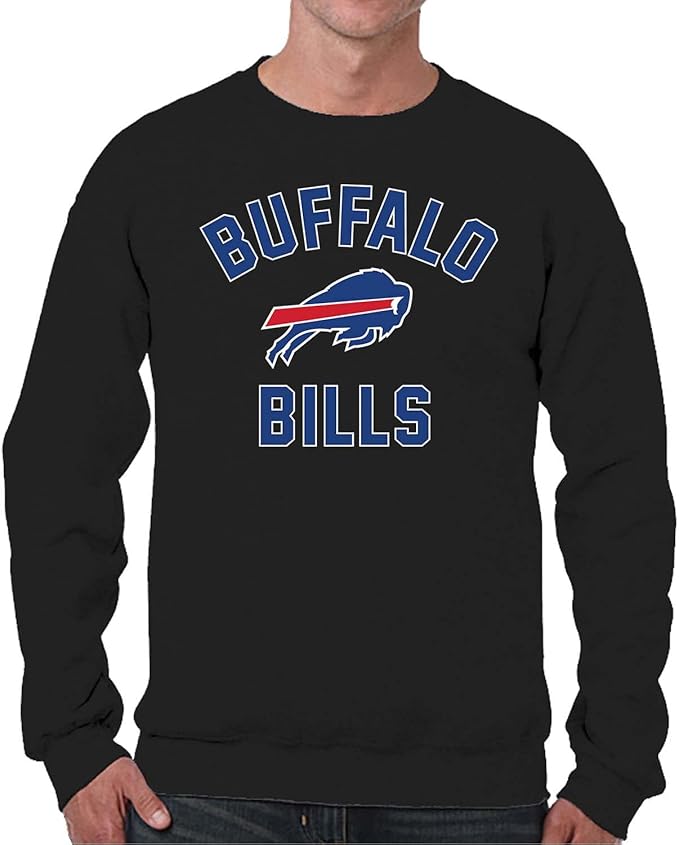 Team Fan Apparel NFL Adult Gameday Football Crewneck Sweatshirt - Cotton Blend - Stay warm, comfortable & stylish on game day