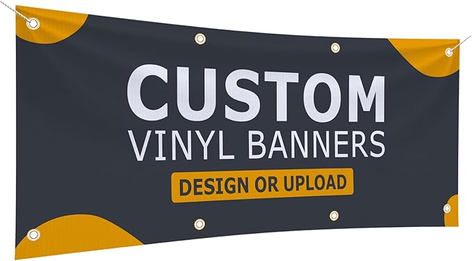 GotPrint Custom Banner 13oz Matte | Personalized Custom Vinyl Banner for Grand Openings, Graduations, Parties, Event Promotions | Add Your Text, Logos, Image, Indoor or Outdoor Use, 3 ft x 8 ft
