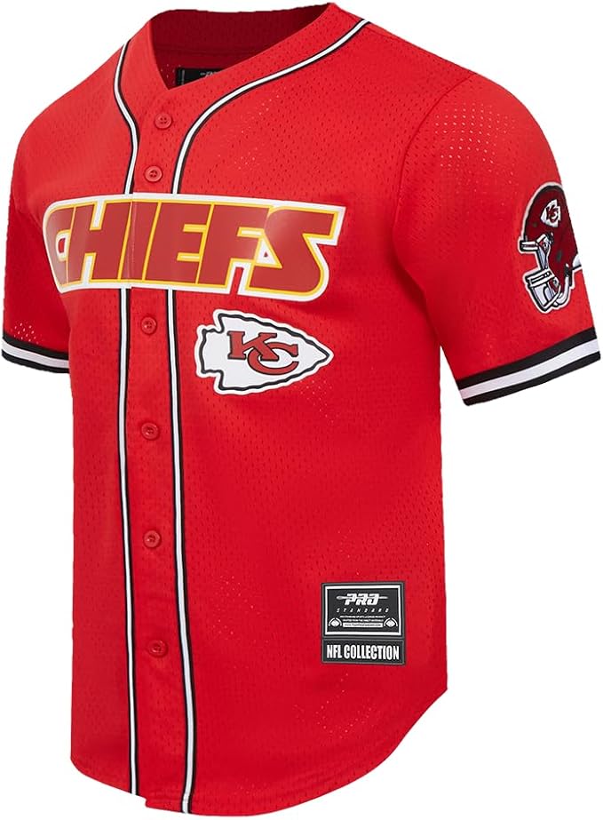 Pro Standard Mens NFL Mesh Button Down Top