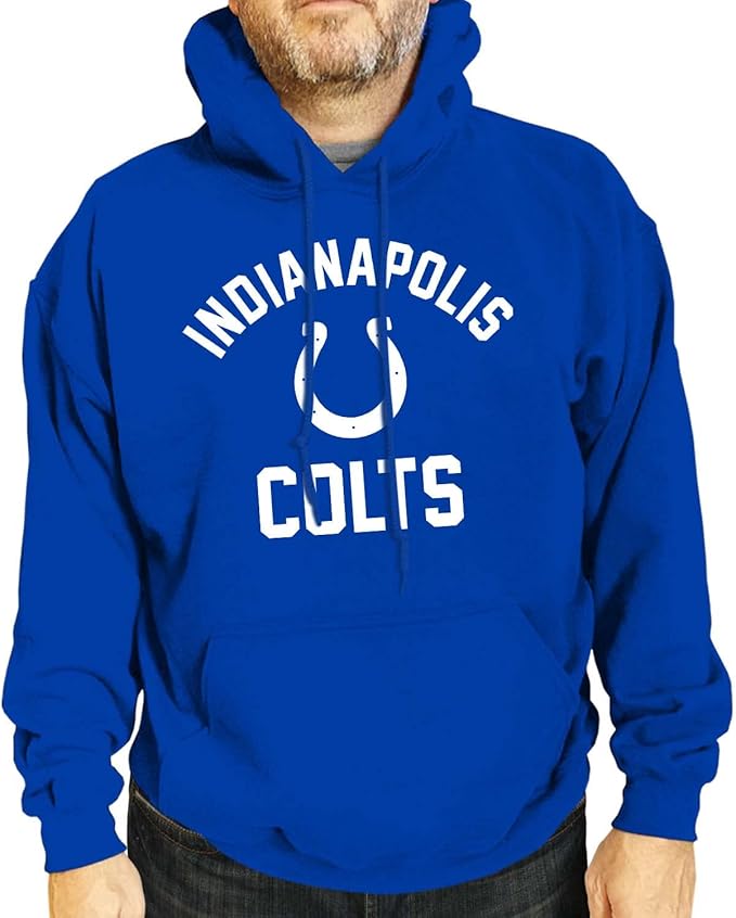 Team Fan Apparel NFL Adult Gameday Hooded Sweatshirt - Poly Fleece Cotton Blend - Stay Warm and Represent Your Team in Style