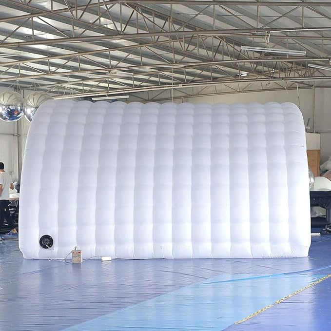 SAYOK Inflatable Tunnel Sports Tunnel Entrance Inflatable Tunnel Tent for Party Event Wedding Exhibition Promotion(Gray, 29.5 x 6.56 x 8.2ft)