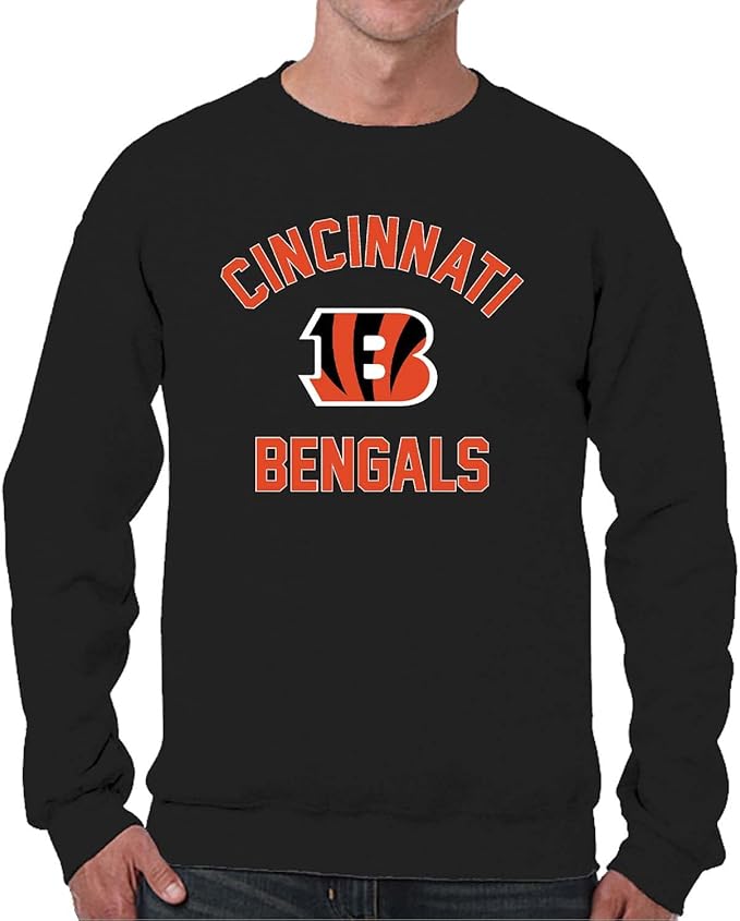 Team Fan Apparel NFL Adult Gameday Football Crewneck Sweatshirt - Cotton Blend - Stay warm, comfortable & stylish on game day