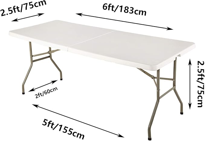 FORLIFE 6Pack Spandex Table Covers 6ft，Fitted Tablecloth for 6ft Rectangular Tables, Stretch Patio Table Covers, Universal Spandex Table Cover for Wedding, Banquet, Party - Royal Blue