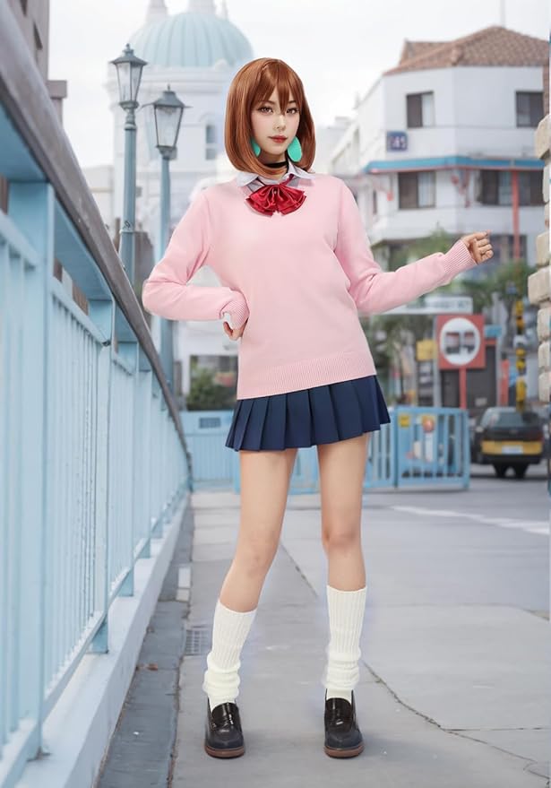 DAZCOS Ayase Cosplay Costume Adults Women US Size Anime Outfit Japanese JK Uniform Suit Dress for Halloween Party