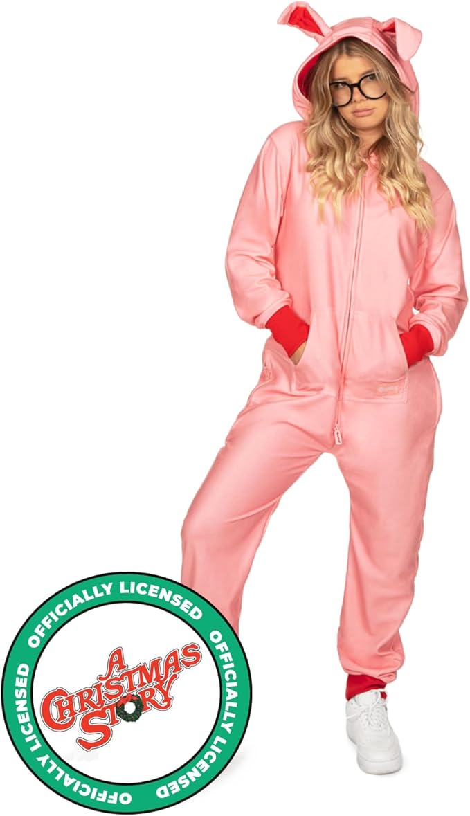 Tipsy Elves Christmas Onesies for Adults - Comfy Unisex Matching Holiday Jumpsuits with Convenient Pockets