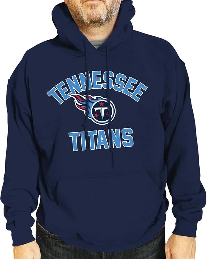 Team Fan Apparel NFL Adult Gameday Hooded Sweatshirt - Poly Fleece Cotton Blend - Stay Warm and Represent Your Team in Style