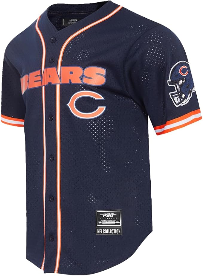 Pro Standard Mens NFL Mesh Button Down Top