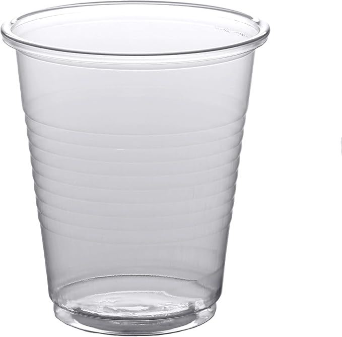 Bluetable 5 oz Cups Disposable Plastic Bulk 2400 Case – Small Medicine Cups 5 Ounce Bathroom Cups Translucent cup 5 oz. Water Dispenser Clear Drinking Cup [2400 Pack/Case]