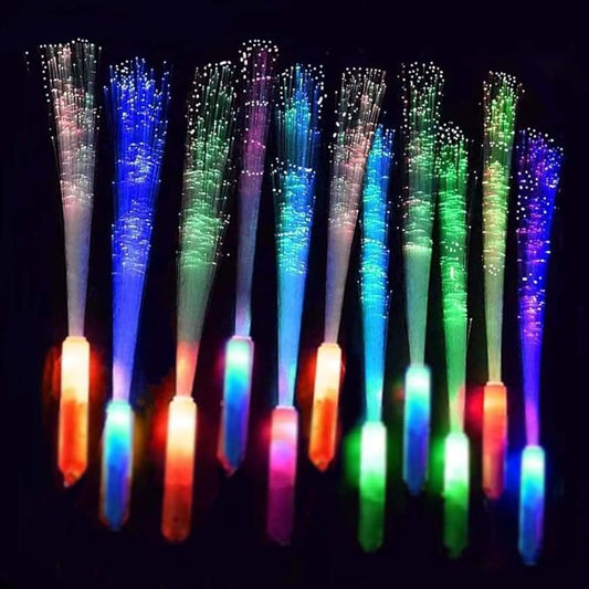 50 Pack Glow Sticks Bulk,Mardi Gras Party Supplies ,3 Models Flashing Sticks, Fiber Optic Wands Light up Sticks Fit New Years Eve Wedding Birthday Christmas valentine's day (50)