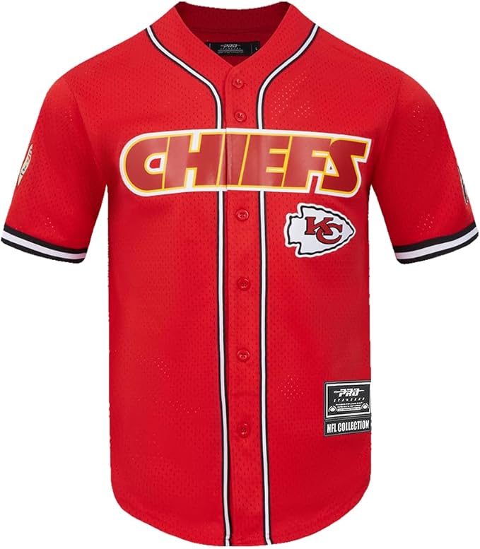 Pro Standard Mens NFL Mesh Button Down Top