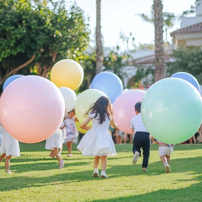 45 Pack Pastel Balloons 36 inch Multicolor Macaron Balloon Bulk for Easter Valentine's Day Girls Birthday Baby Shower Party Decoration