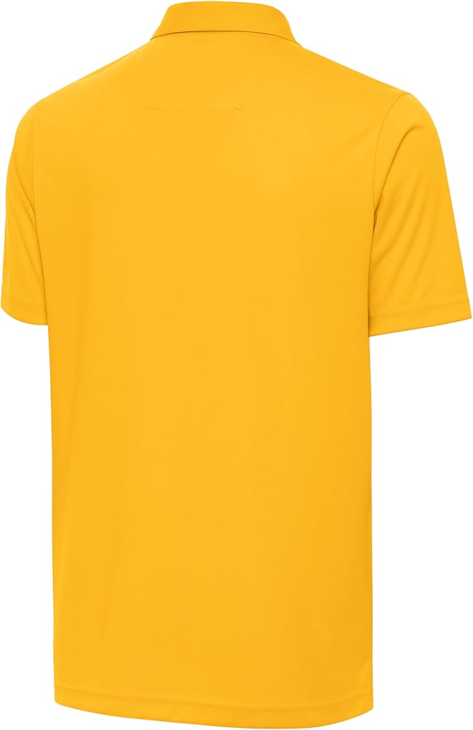 Antigua Real Madrid Men’s Tribute Polo, Performance Soccer Fan Golf Shirt in 100% Poly Jersey