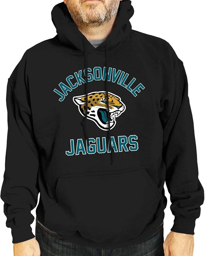 Team Fan Apparel NFL Adult Gameday Hooded Sweatshirt - Poly Fleece Cotton Blend - Stay Warm and Represent Your Team in Style