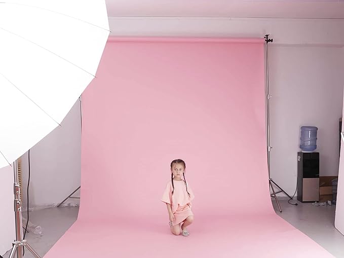Seamless Photo Photography Backdrop Paper, Photo Background Paper Roll (Carnation Pink, 86”x16')