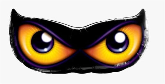 PMU 25 Pc Halloween Party Decoration Accessory 40 Inch Spooky Eyes Design Mylar-Foil Balloon