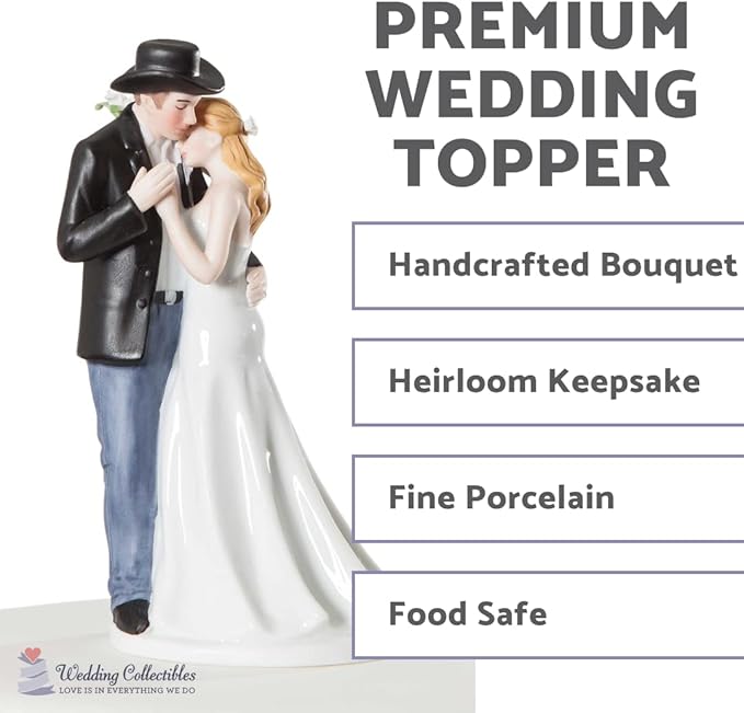 Wedding Collectibles Old Fashion Lovin Cowboy Western Wedding Cake Topper