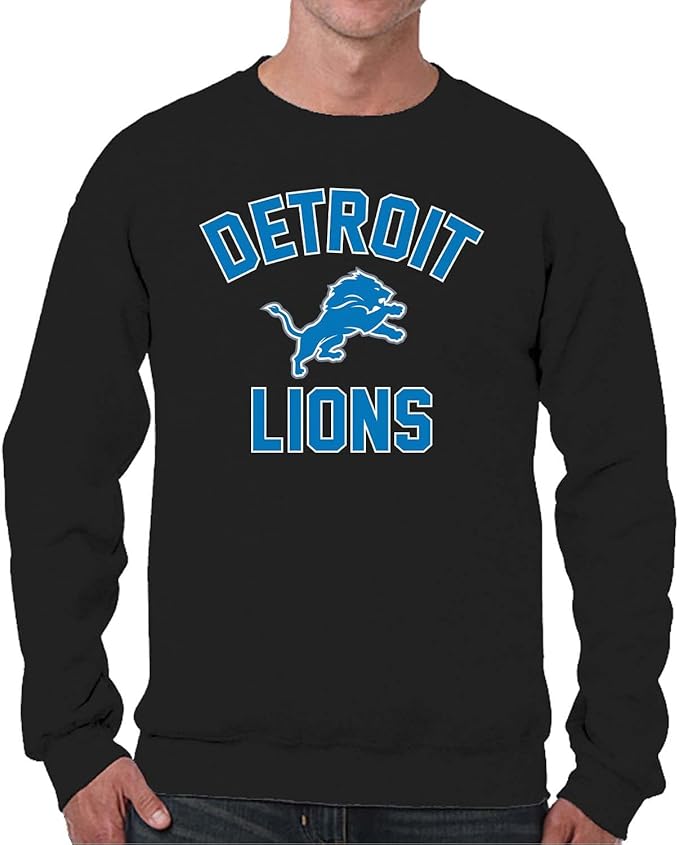 Team Fan Apparel NFL Adult Gameday Football Crewneck Sweatshirt - Cotton Blend - Stay warm, comfortable & stylish on game day
